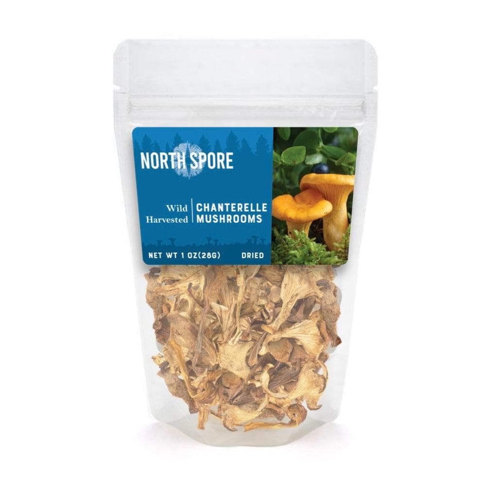 Dried Wild Chanterelle Mushrooms Wildcrafted & USA Foraged North Spore