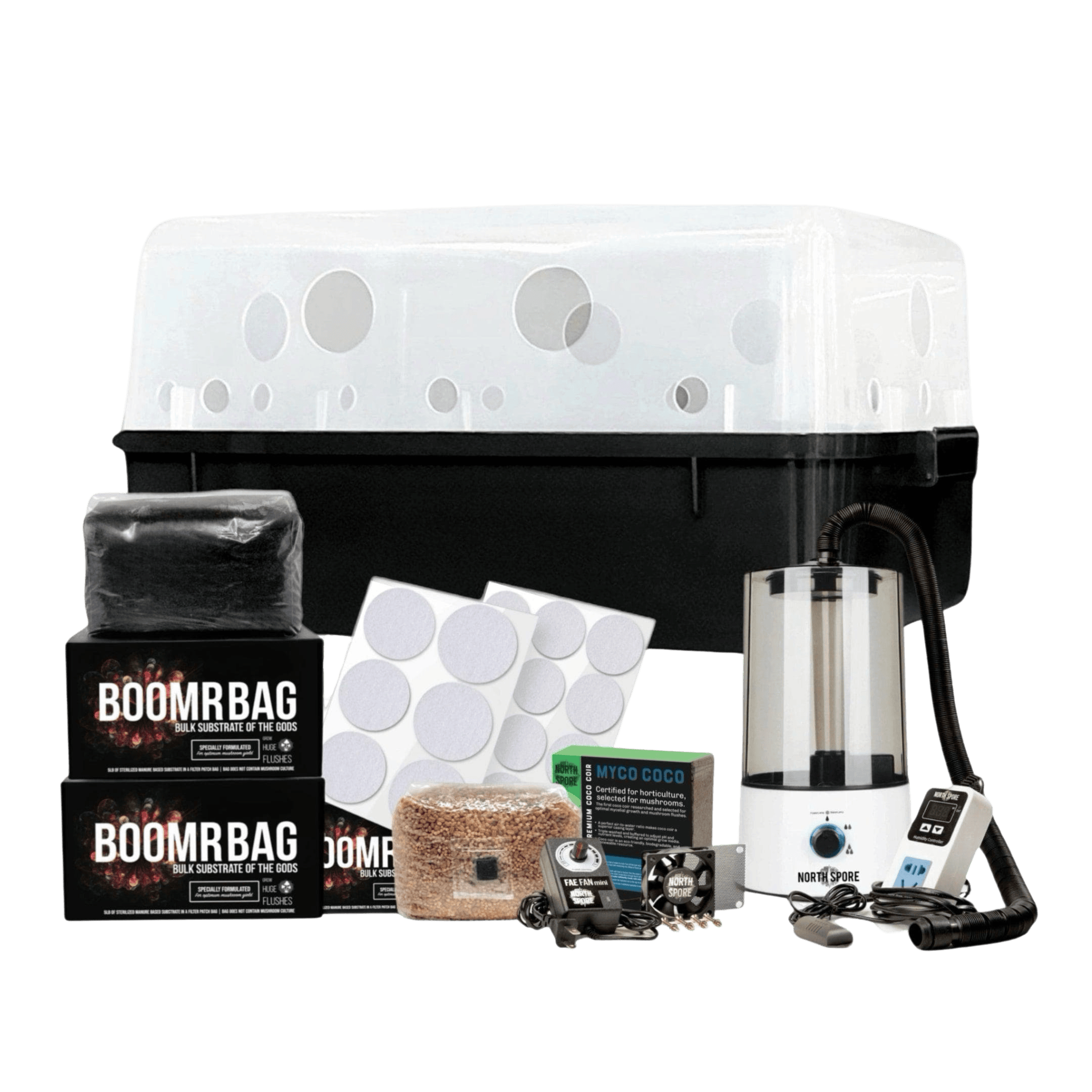 automated grow tent kit Automated 'Boomr Bin' Mushroom Monotub System