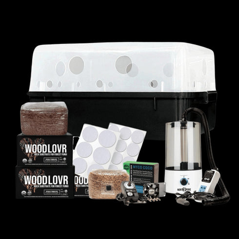Automated 'Boomr Bin' Wood-Loving Monotub Mushroom Grow Kit