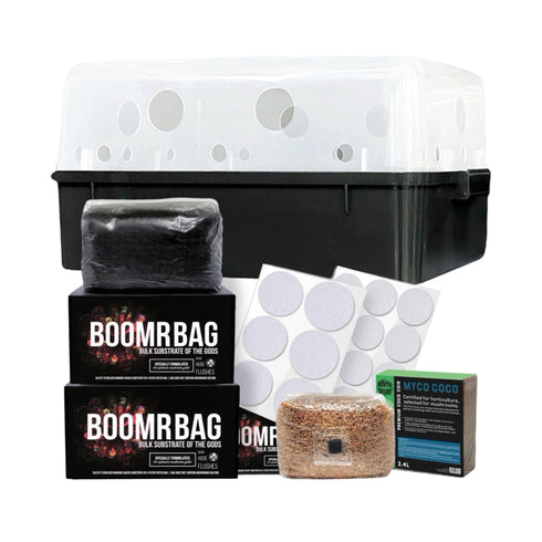 'Boomr Bin' Dung-Loving Monotub Mushroom Grow Kit