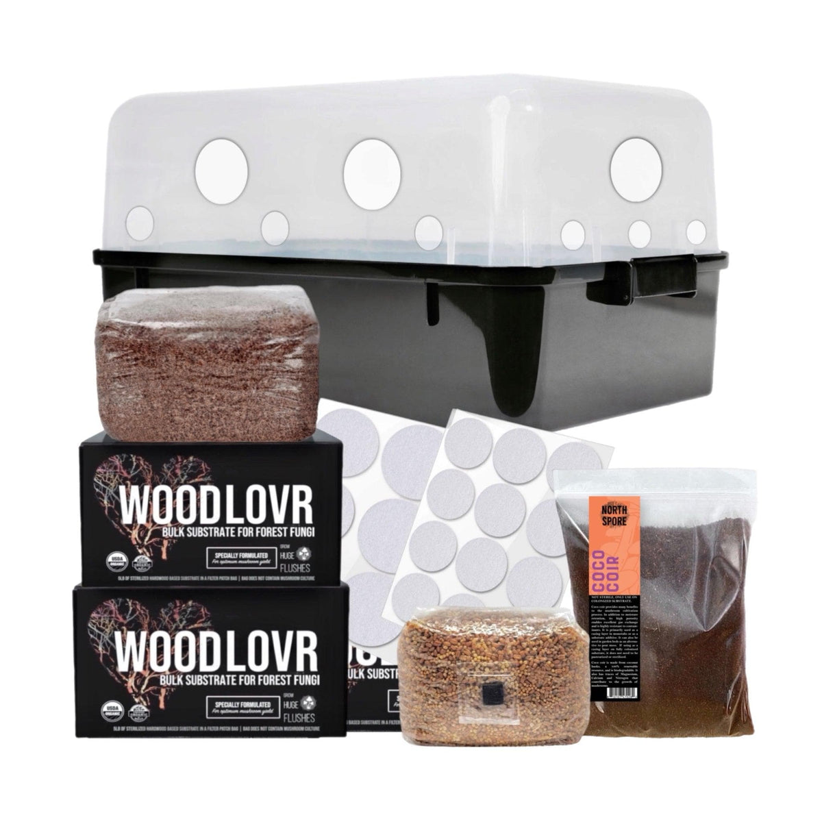 Boomr Bin Monotub Mushroom Grow Kit | North Spore