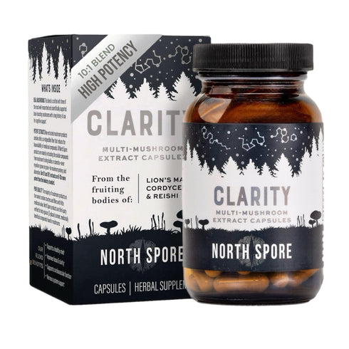 Organic ‘Clarity’ Mushroom Capsules (High Potency)