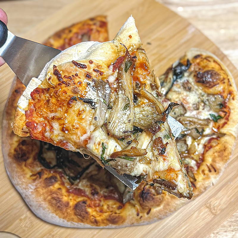 Mushroom Pizza Recipe by Spore to Fork