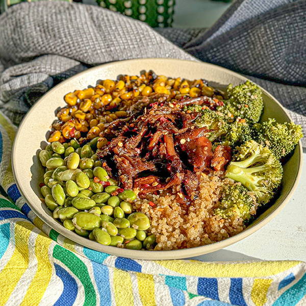 Turnip Vegan's Italian Oyster Mushroom Teriyaki Bowl Recipe