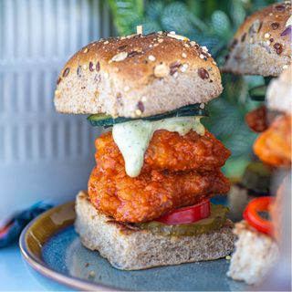 Buffalo Mushroom Sliders Recipe