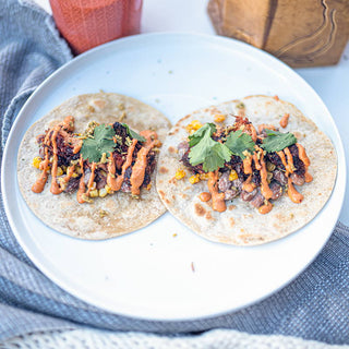 Turnip Vegan's Ancho Chili Lime Tacos with Smokey Lion's Mane Mushrooms Recipe