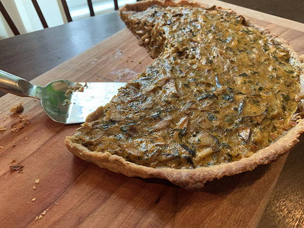 Vegetarian Savory Mushroom Tart Recipe