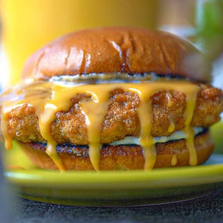 Turnip Vegan's Lion's Mane "Fish" Sandwich