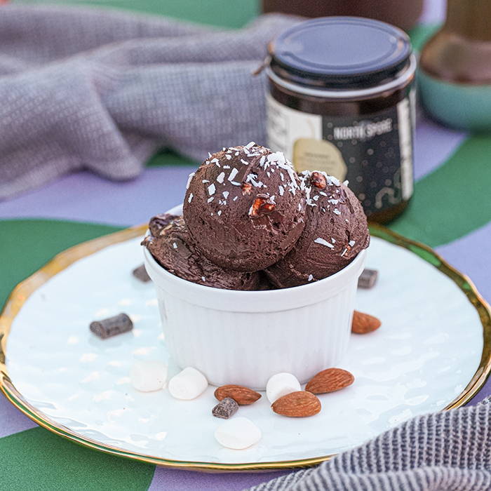 Chaga Mushroom Ice Cream by Turnip Vegan