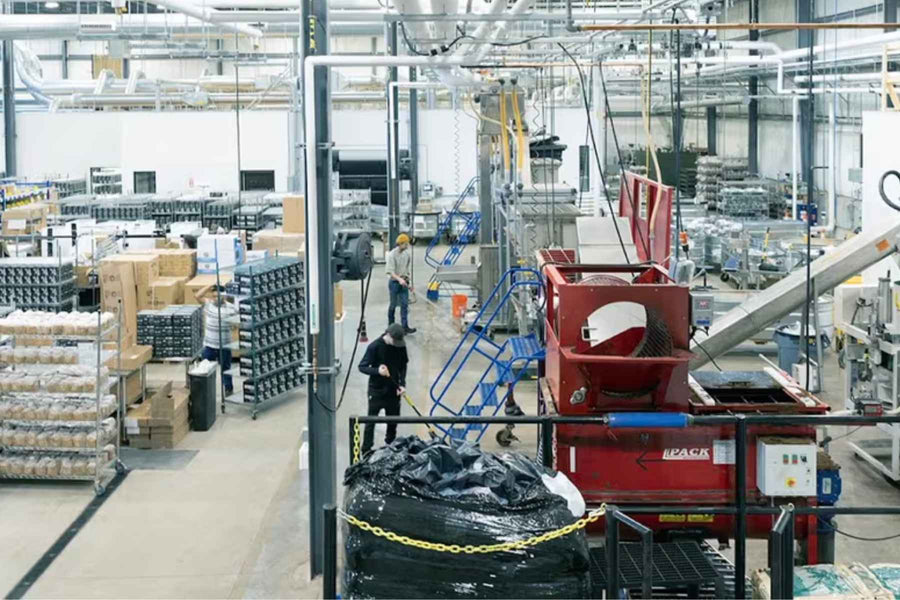 Inside the North Spore production facility in Maine