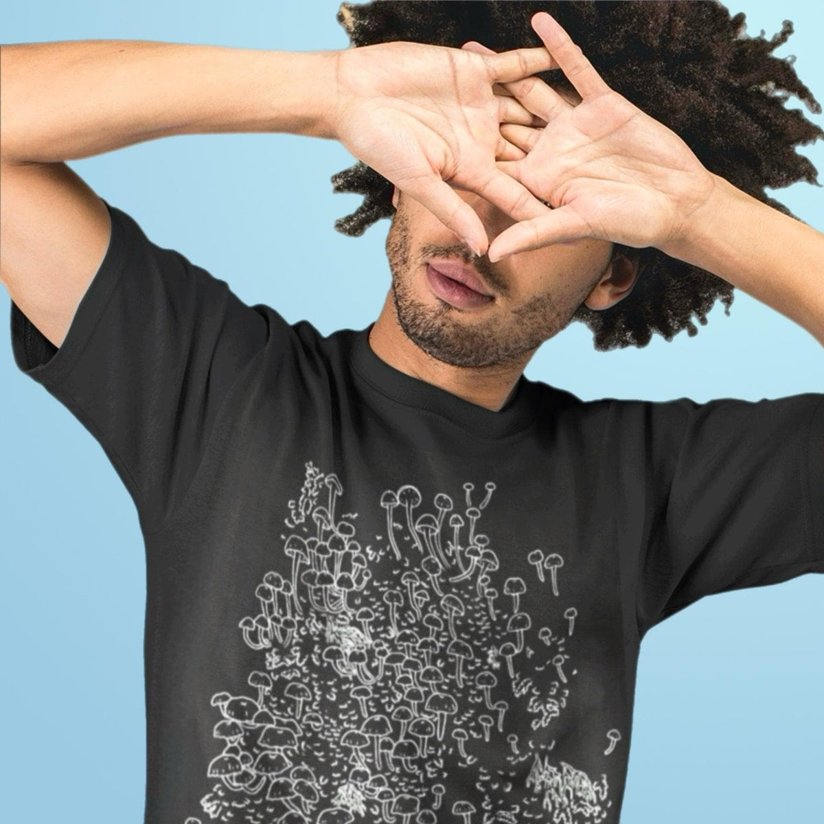 Brand Merch Bioluminescent Fungi North Spore T-Shirt