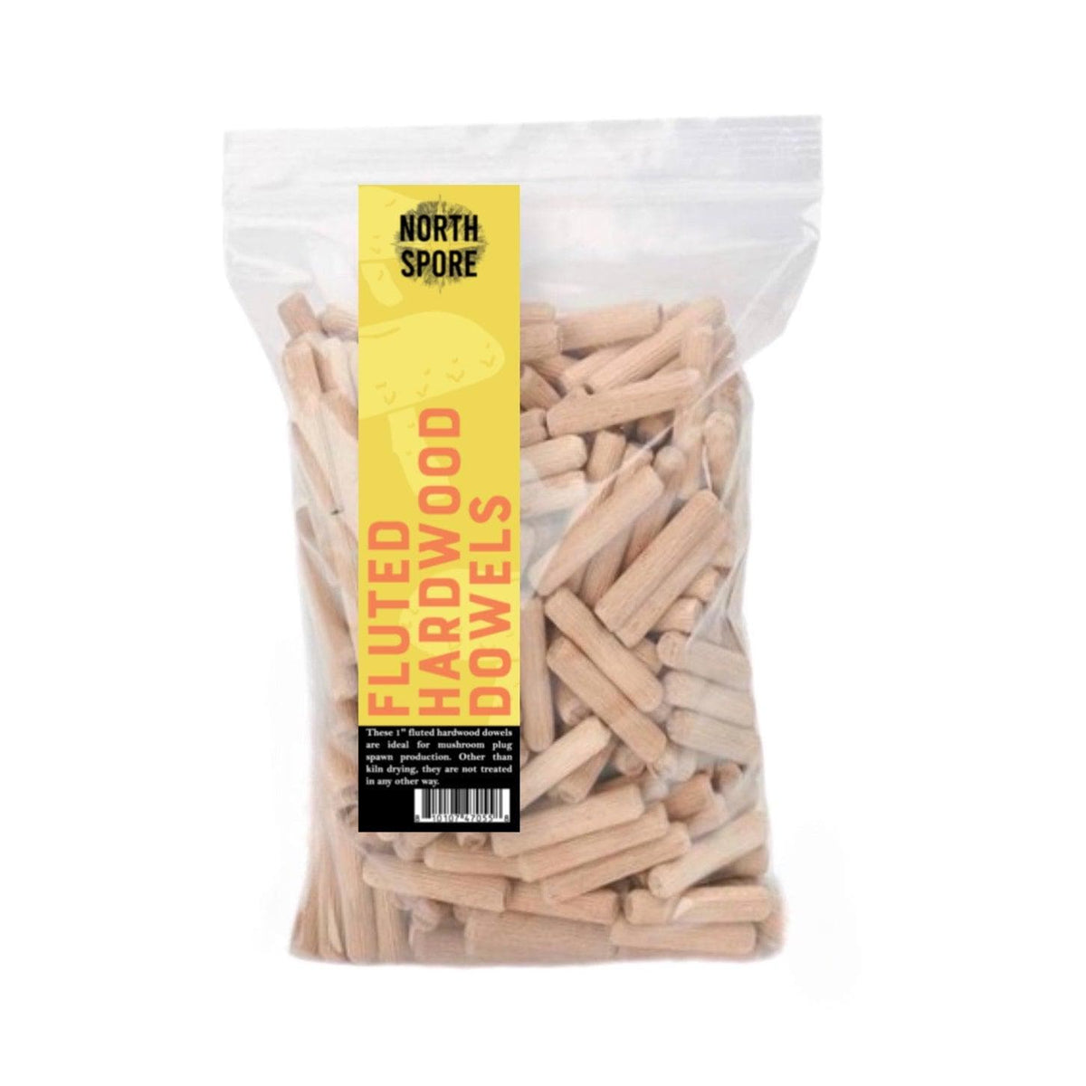 Cultivating Tools Fluted Hardwood Dowels for Mushroom Plug Spawn