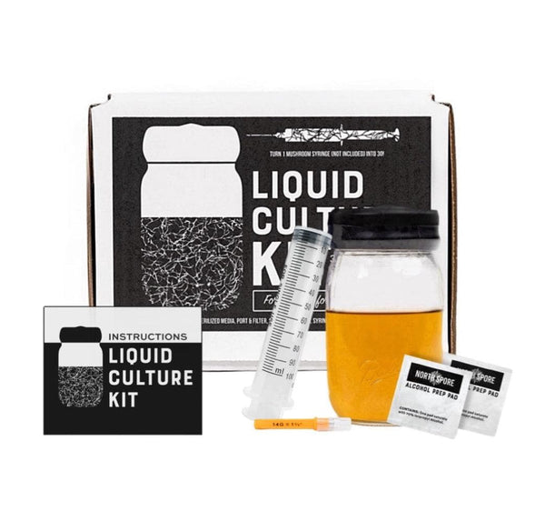 omg × nano mix spore 30x Syringe Multiplier & Spore Germination Liquid Culture Kit