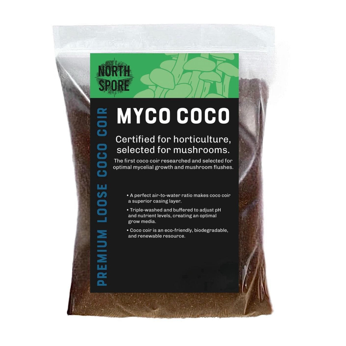 Cultivating Tools 'Myco Coco' Loose Coco Coir Substrate & Casing Layer