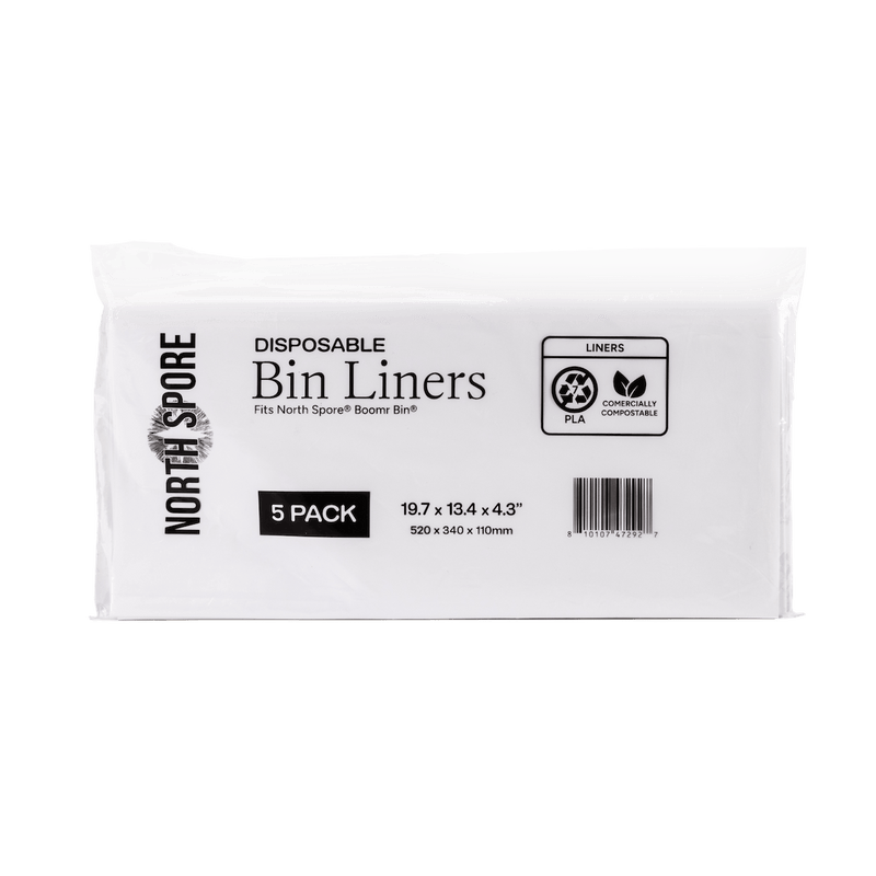 Grow Chambers 5-Pack Boomr Bin Mushroom Monotub Liner Inserts