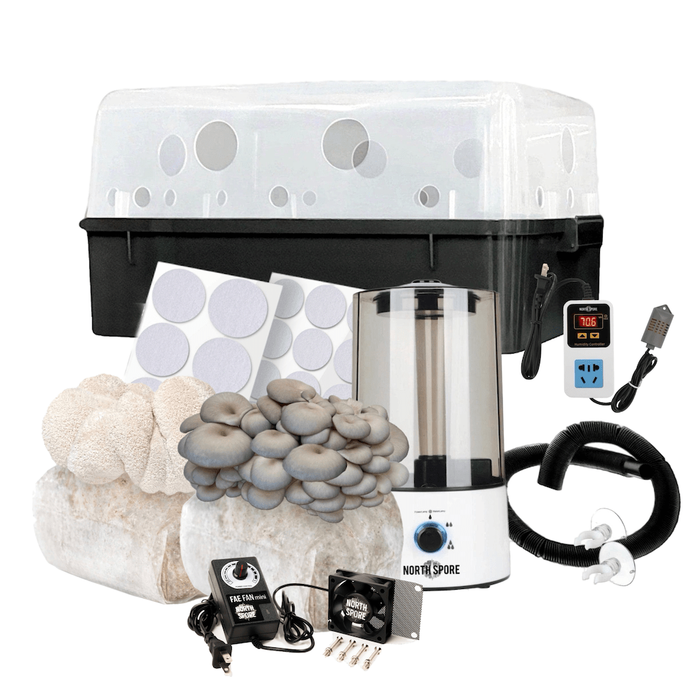 Automated 'Boomr Bin' + Fruiting Blocks Monotub Mushroom Grow Kit ...