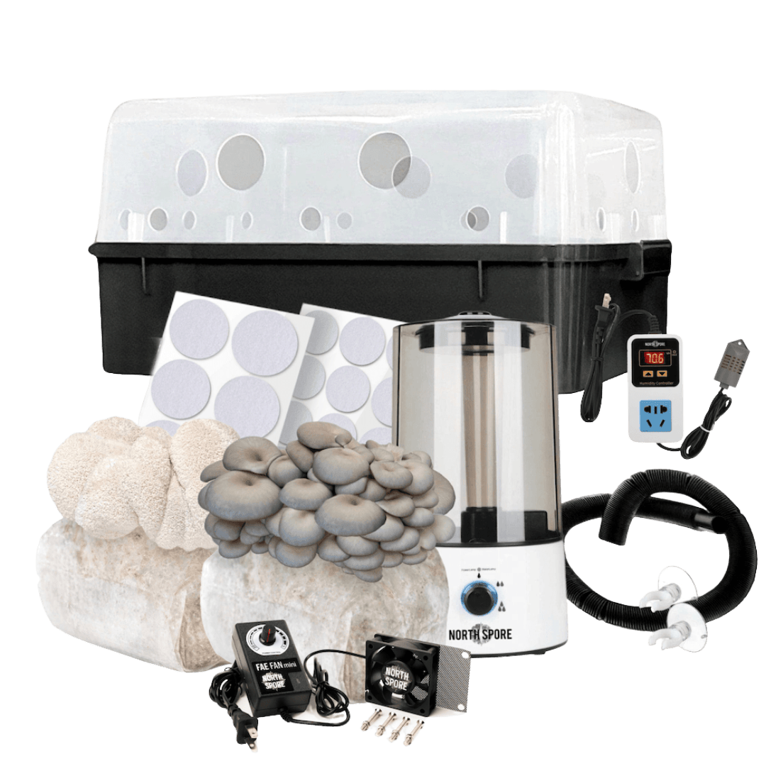 Grow Chambers Automated 'Boomr Bin' + Fruiting Blocks Monotub Mushroom Grow Kit