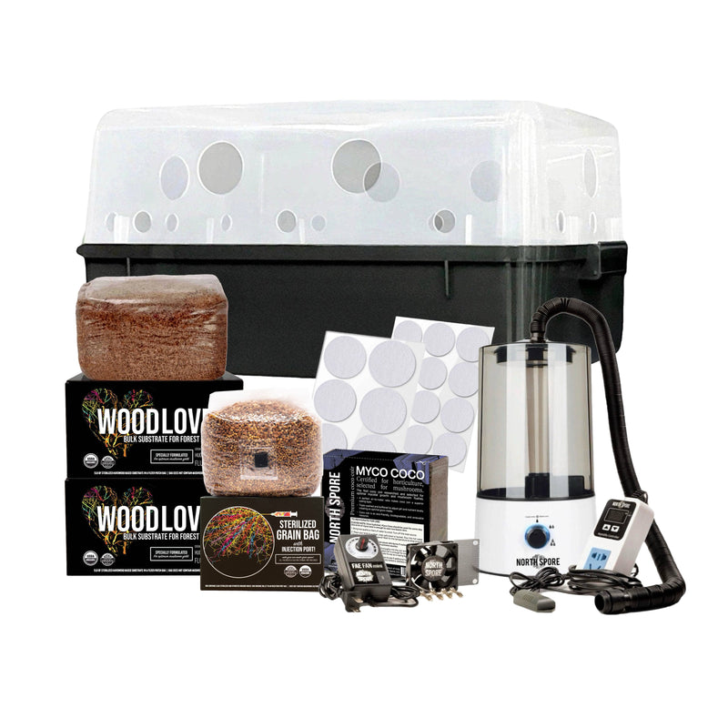 Grow Chambers Automated 'Boomr Bin' Wood-Loving Monotub Mushroom Grow Kit
