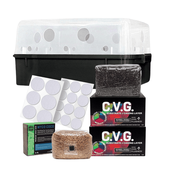 'Boomr Bin' + CVG Monotub Mushroom Grow Kit