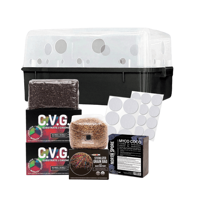 Boomr Bin' + CVG Monotub Mushroom Grow Kit