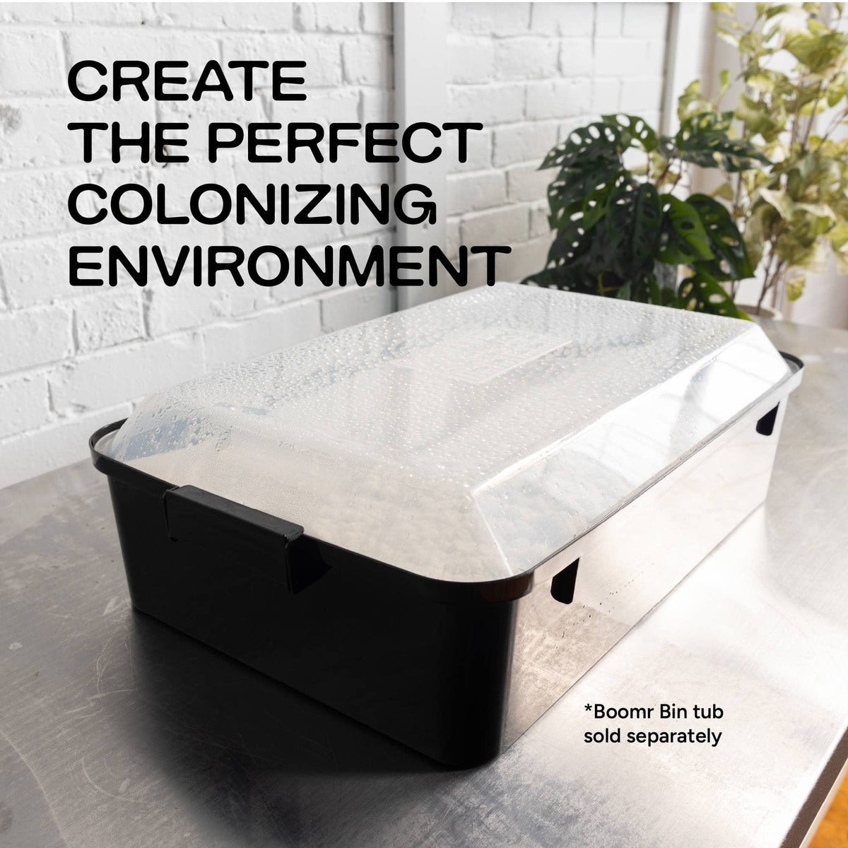 Grow Chambers Boomr Bin Mushroom Monotub Colonizing Lid