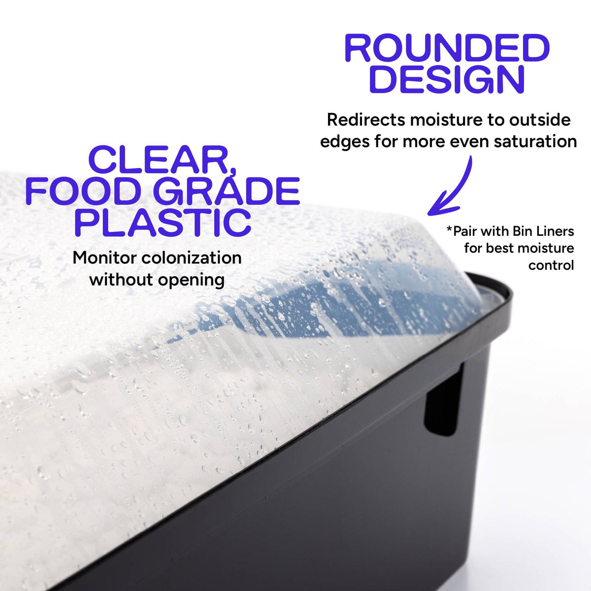 Grow Chambers Boomr Bin Mushroom Monotub Colonizing Lid
