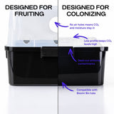 Image thumbnail: Grow Chambers Boomr Bin Mushroom Monotub Colonizing Lid
