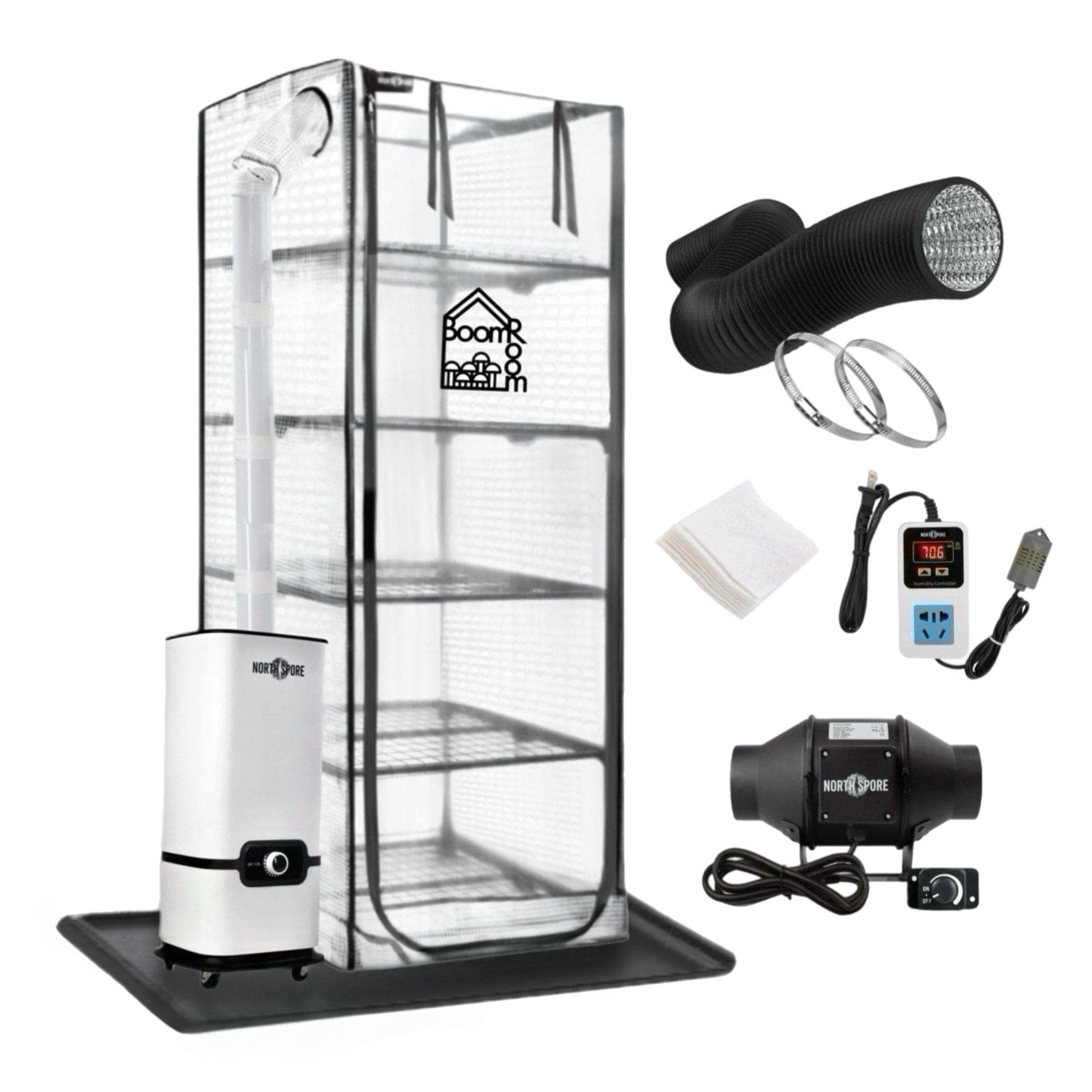 BoomRoom II' Automated Martha Tent Mushroom Grow Kit – North Spore