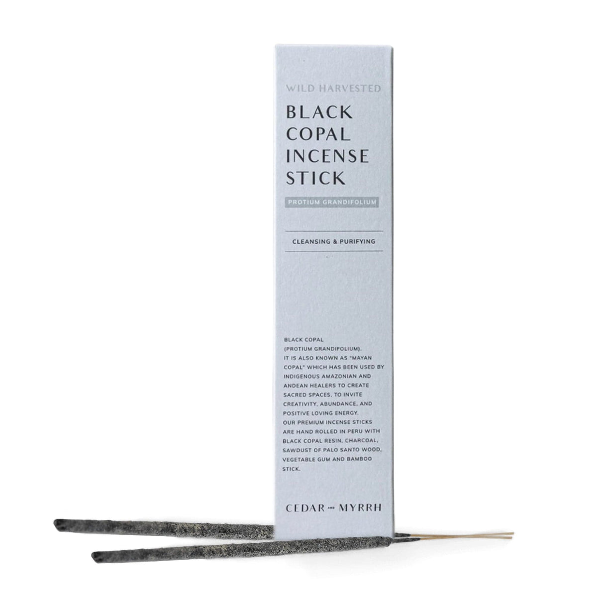 Holiday Bundle Black Copal Incense & Cast Iron Smudge Dish Gift Set