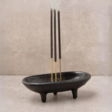 Image thumbnail: Holiday Bundle Black Copal Incense & Cast Iron Smudge Dish Gift Set