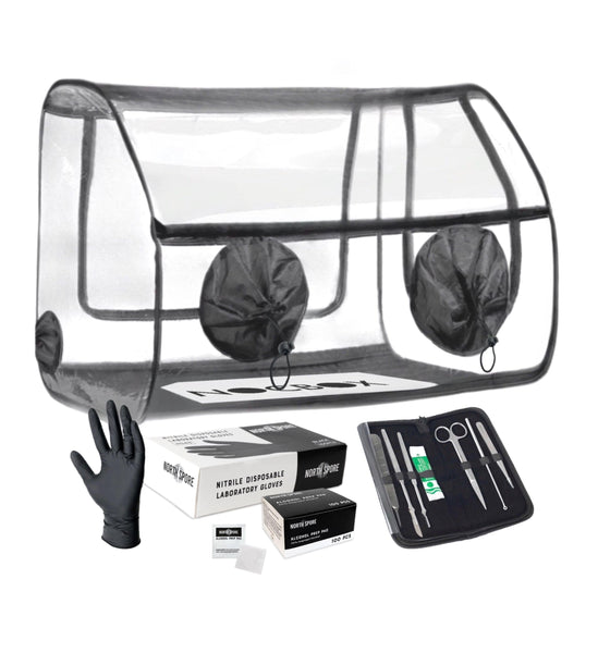 NocBox Mycology Lab Set + Still Air Box | North Spore