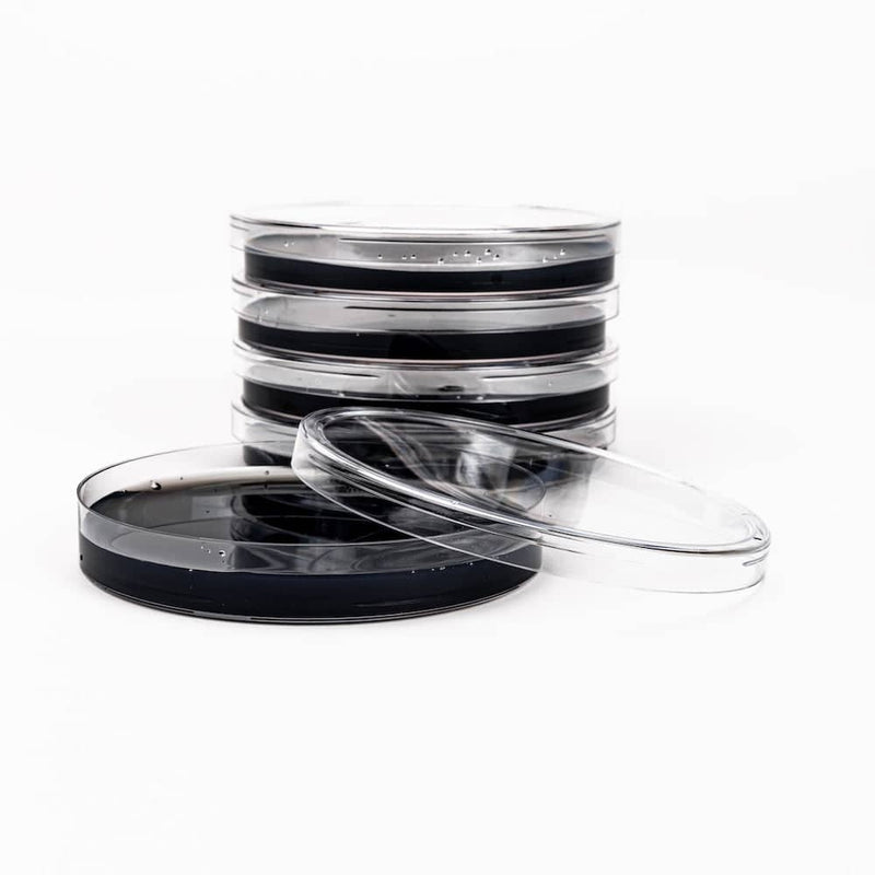 Laboratory Supplies Black Biochar Pre-Poured Sterile Agar Plates