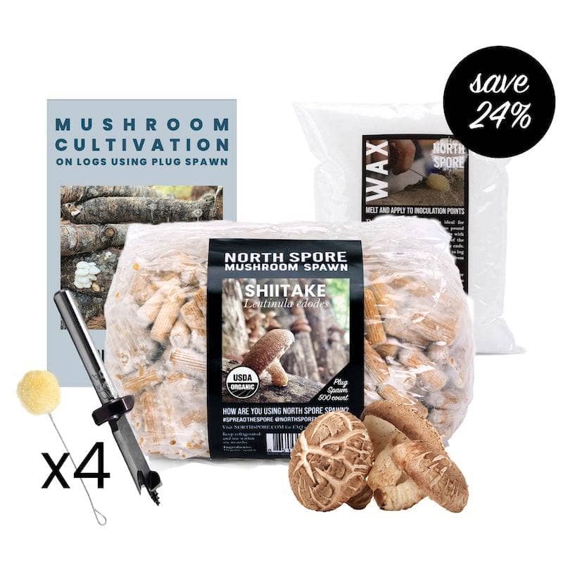 Log Kit Mushroom Log Beginner Bundle
