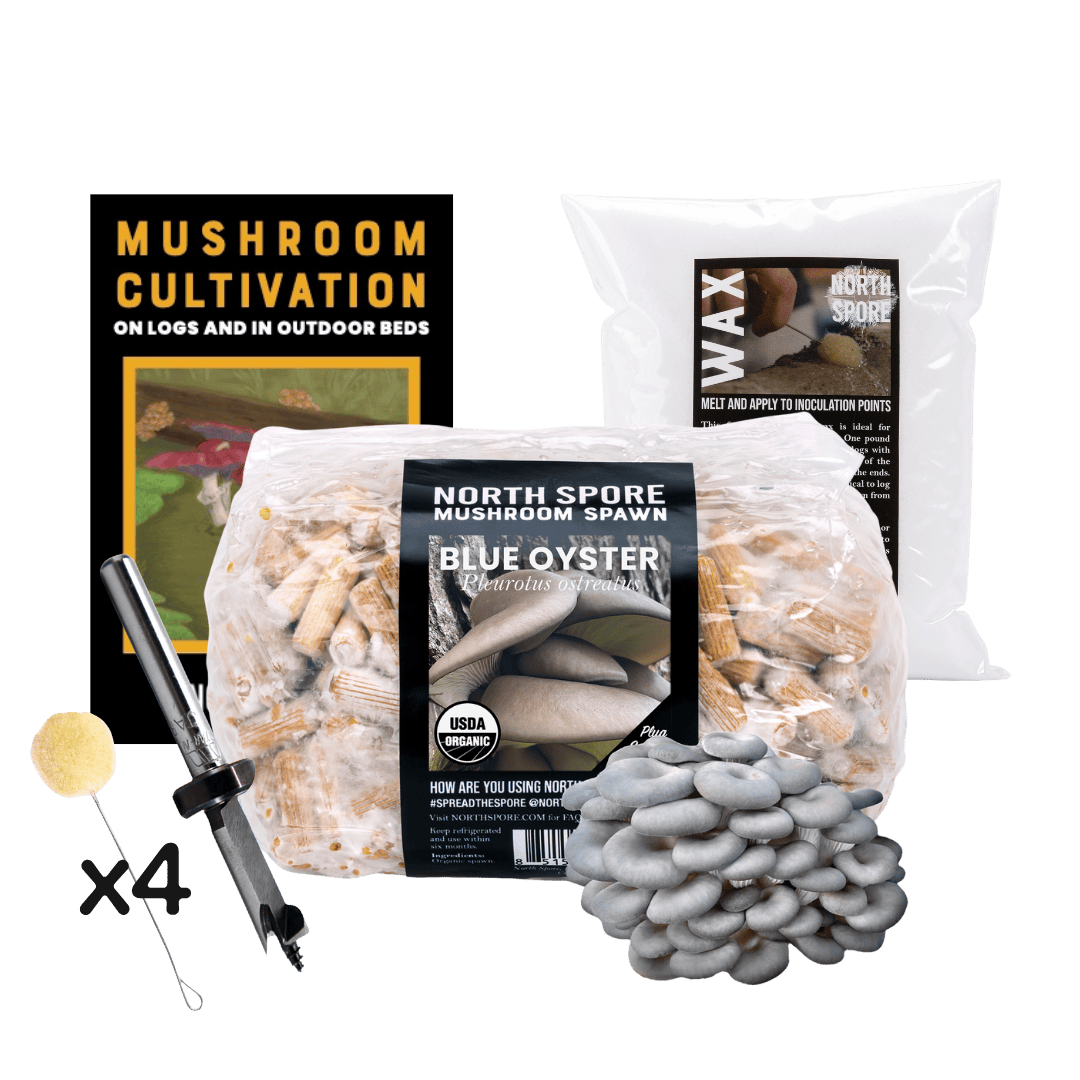 Log Kit Mushroom Log Beginner Bundle