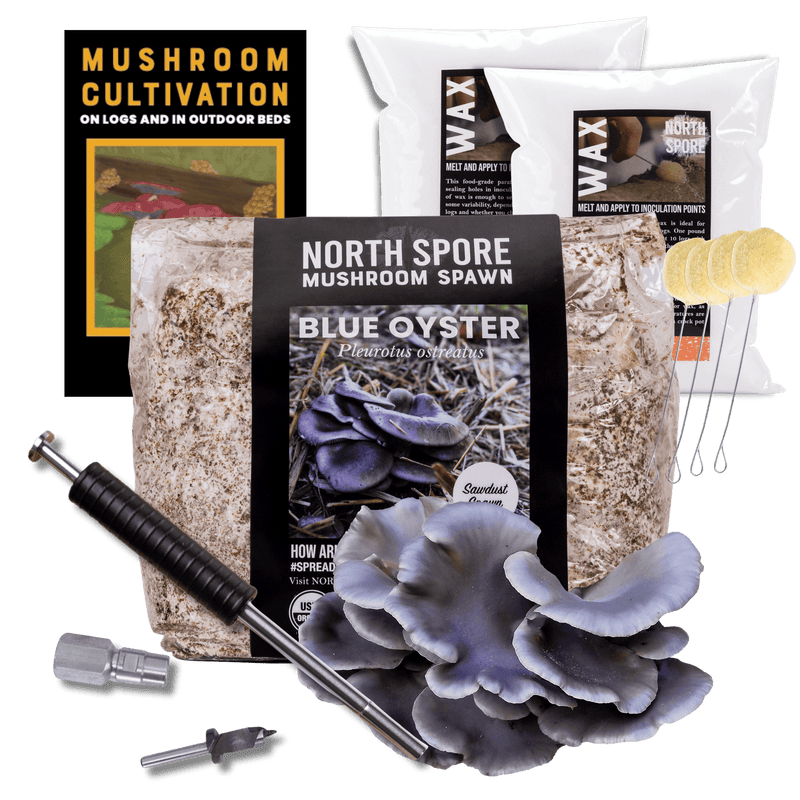 Log Kit Sawdust Spawn Mushroom Log Starter Kit