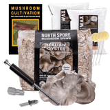 Image thumbnail: Log Kit Sawdust Spawn Mushroom Log Starter Kit