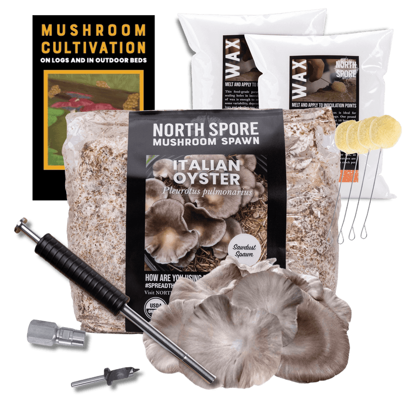 Log Kit Sawdust Spawn Mushroom Log Starter Kit