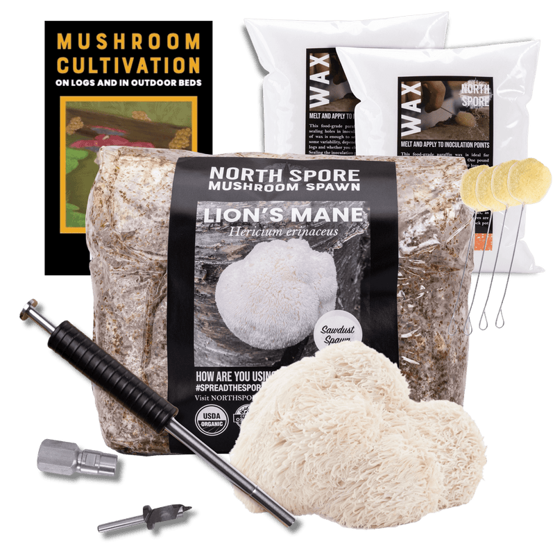 Log Kit Sawdust Spawn Mushroom Log Starter Kit