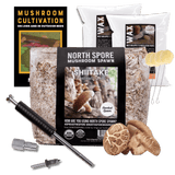 Image thumbnail: Log Kit Sawdust Spawn Mushroom Log Starter Kit