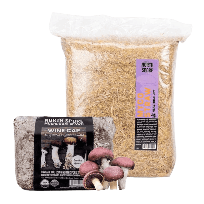 Sawdust Spawn Wine Cap Garden Bed Kit