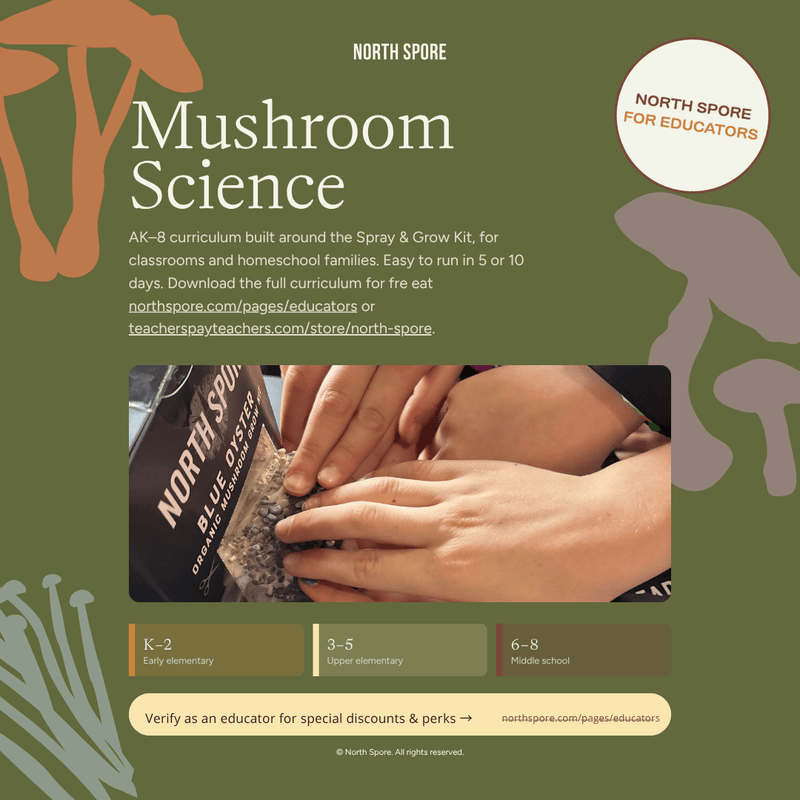 Spray & Grow Kit Organic Educator Spray and Grow Mushroom Kit (6-Pack Bundle)