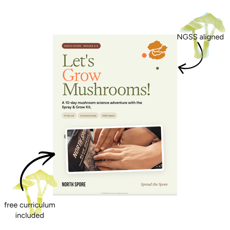 Spray & Grow Kit Organic Educator Spray and Grow Mushroom Kit (Blue Oyster)