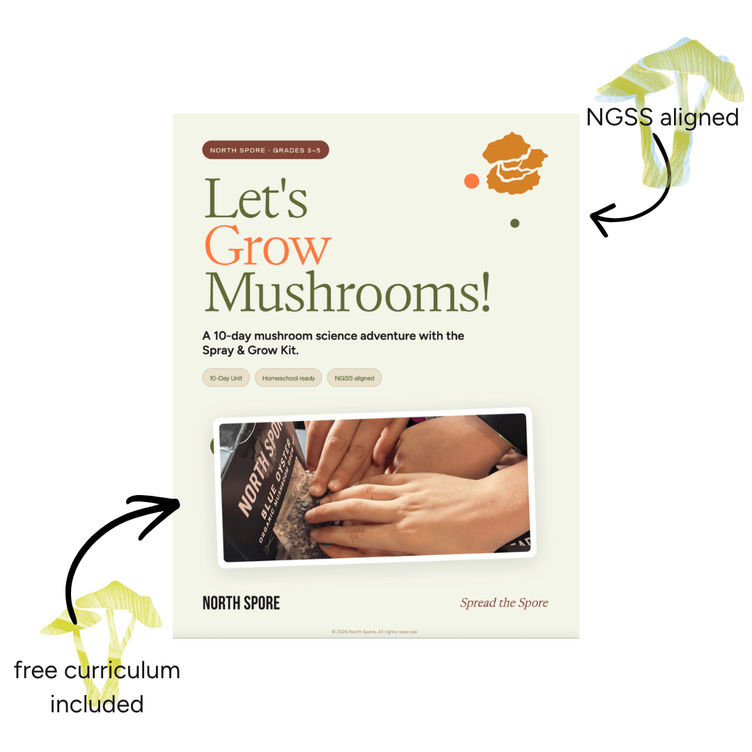 Spray & Grow Kit Organic Educator Spray and Grow Mushroom Kit (Lion's Mane)