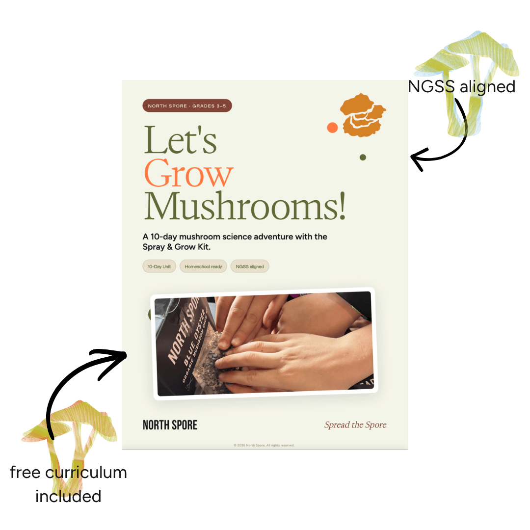 Spray & Grow Kit Organic Educator Spray and Grow Mushroom Kit (Pink Oyster)