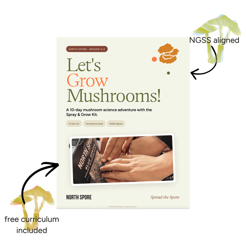 Spray & Grow Kit Organic Educator Spray and Grow Mushroom Kit (Pink Oyster)