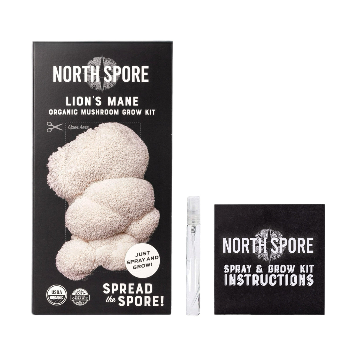Spray & Grow Kit Organic Lion's Mane ‘Spray & Grow’ Mushroom Growing Kit