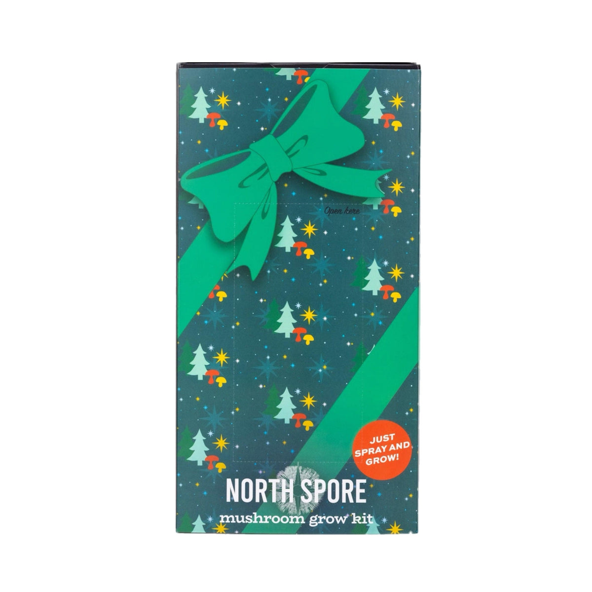 Spray & Grow Kit Organic ‘Spray & Grow’ Holiday Gift Wrap Mushroom Growing Kit
