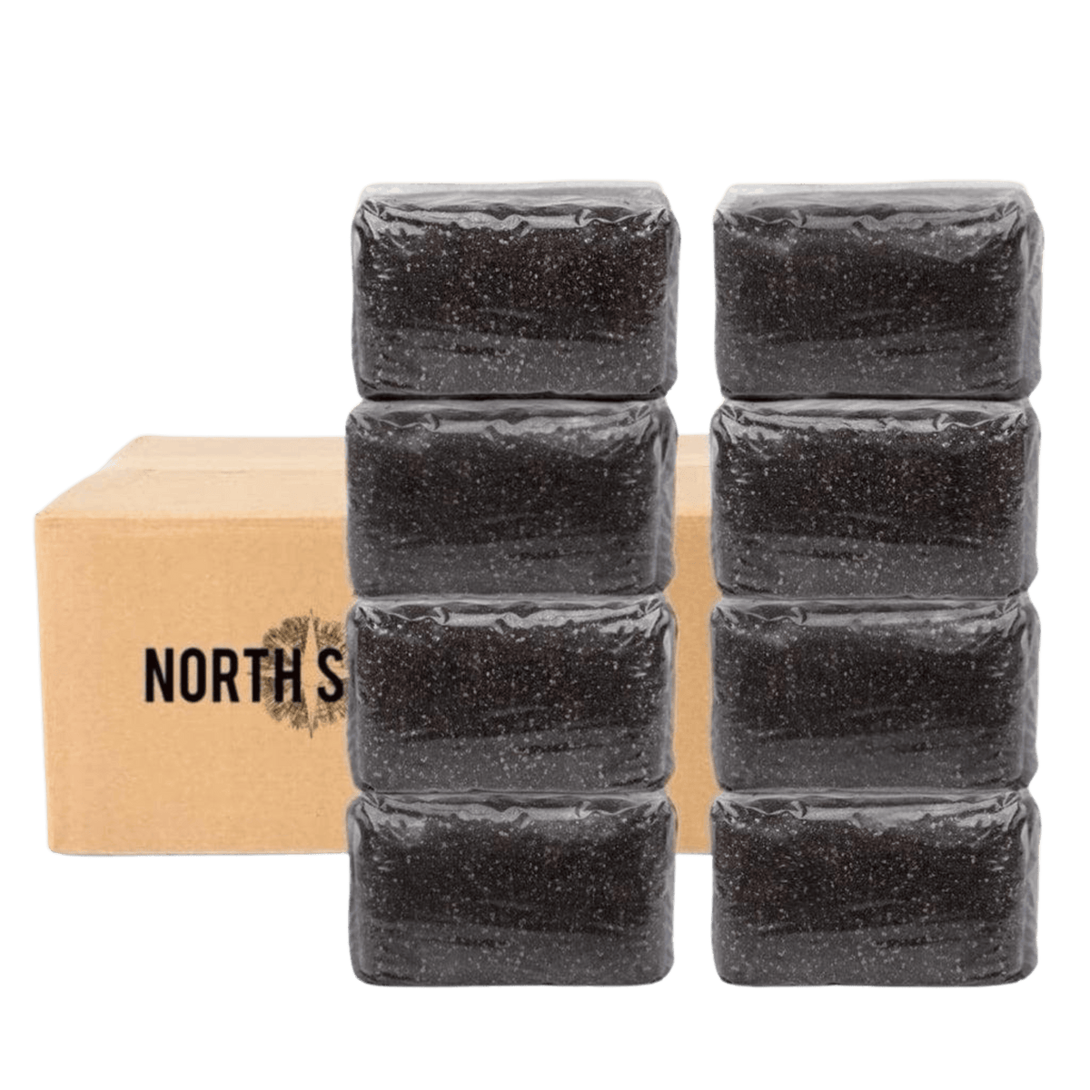 Sterile Substrate 8-Pack CVG (Coco Vermiculite Gypsum) Sterile Bulk Substrate