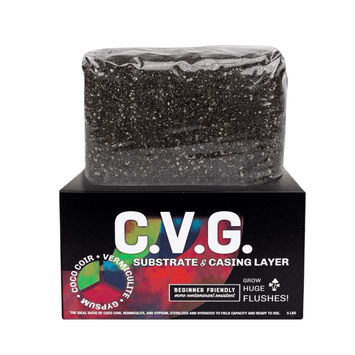 Sterile Substrate CVG (Coco Vermiculite Gypsum) Sterile Bulk Substrate