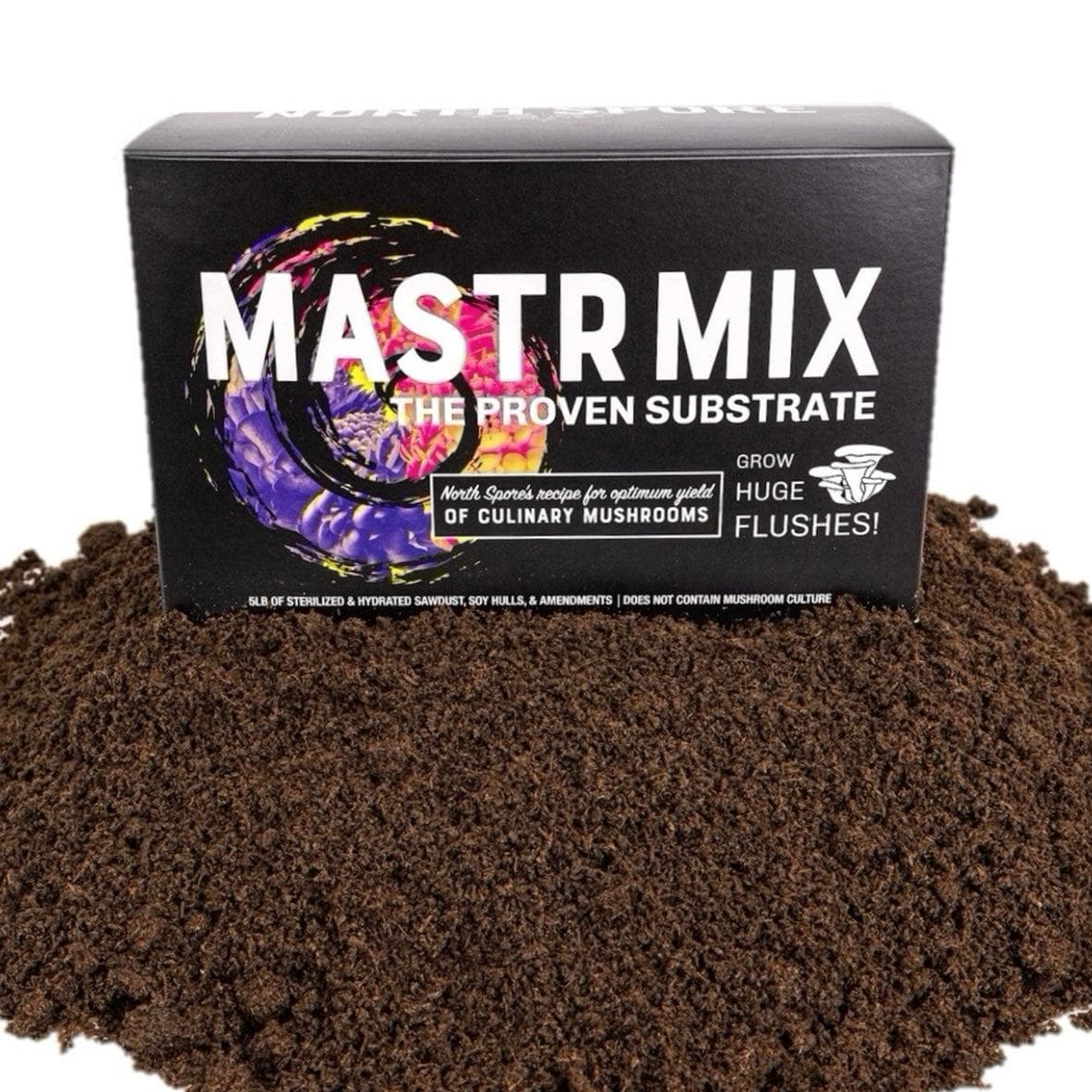 Mastr Mix' Sterile Soyhull & Hardwood Bulk Substrate – North Spore